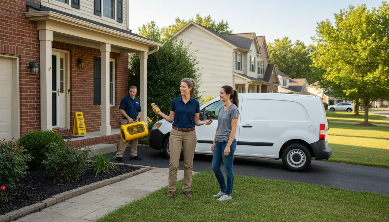 Water restoration image for Fire And Smoke Damage Restoration in Glandorf, OH